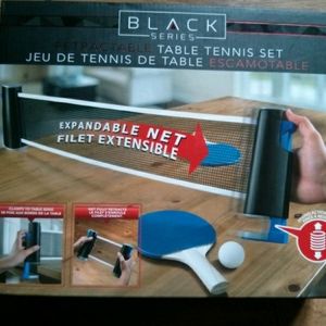 Black series Retractable table tennis set